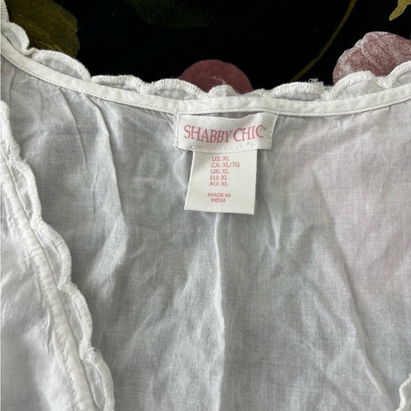 Shabby Chic White Eyelet Lace Sleepwear Set - Picture 2 of 5